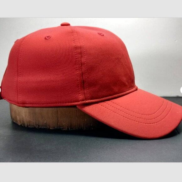 lululemon Ball Cap Hat Tomato Red Lined Adjustable Unisex - Picture 3 of 10